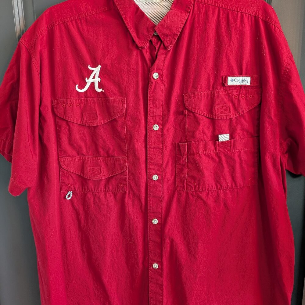 Alabama logo Columbia XXL shirt sleeve